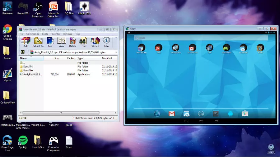 Thumbnail: How to root rights in Andy emulator?